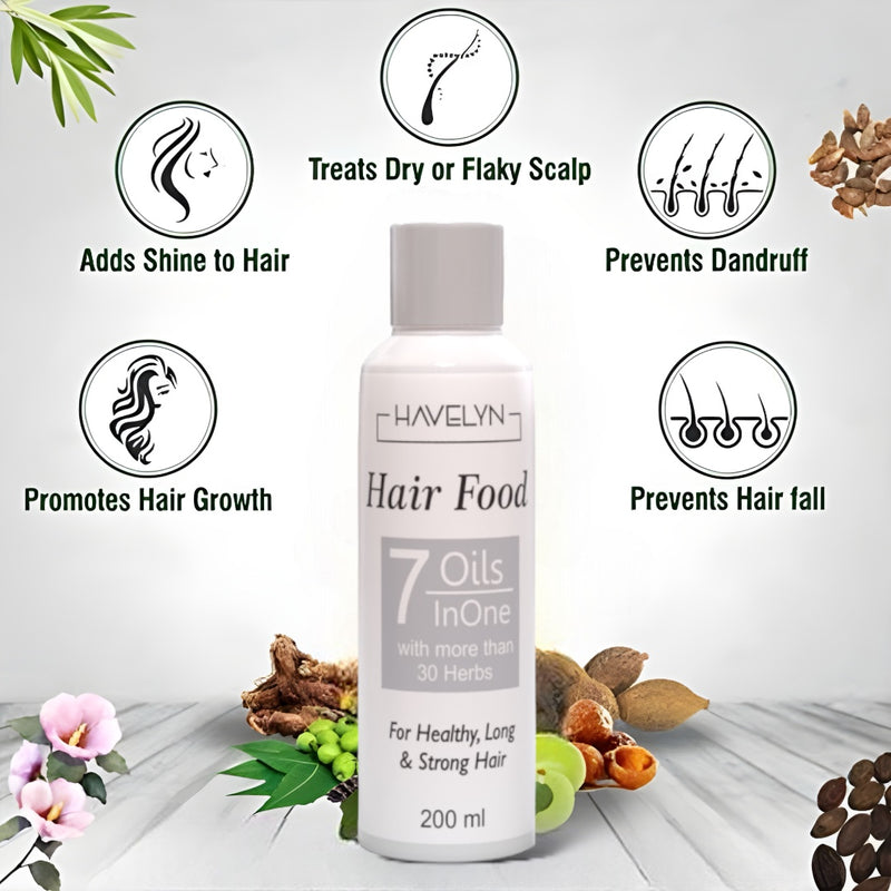 Havelyn Hair Food Oil with QR Code