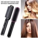 HQT-909  Hair Straightener Brush For Girls Comb Style / Hair Styling Hair Comb Brush Multi Color