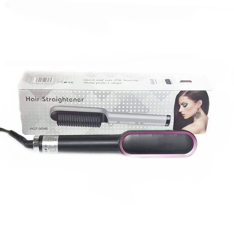 HQT-909  Hair Straightener Brush For Girls Comb Style / Hair Styling Hair Comb Brush Multi Color