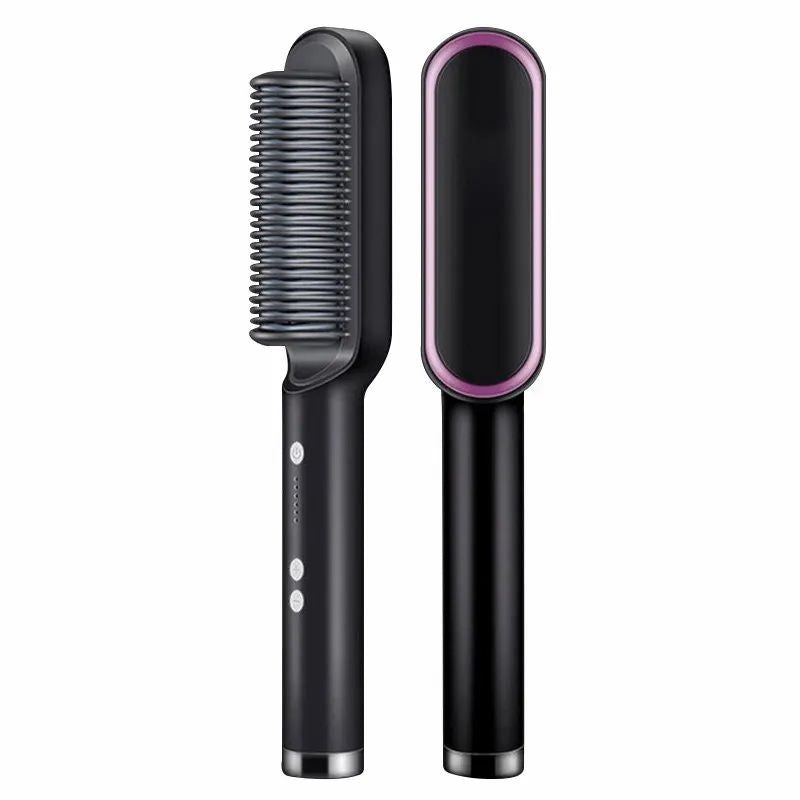 HQT-909  Hair Straightener Brush For Girls Comb Style / Hair Styling Hair Comb Brush Multi Color