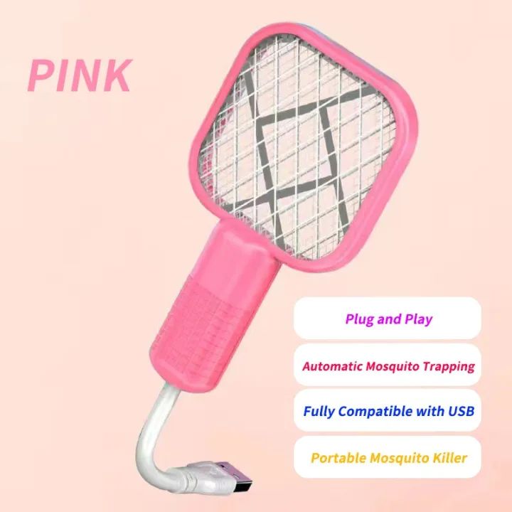 Mini USB Electric Mosquito gadget Swatter UV Light with Sharp Sparking Fly Bug Zapper Insect Racket easy to used winter Fly Swatters Trap For  Home Of