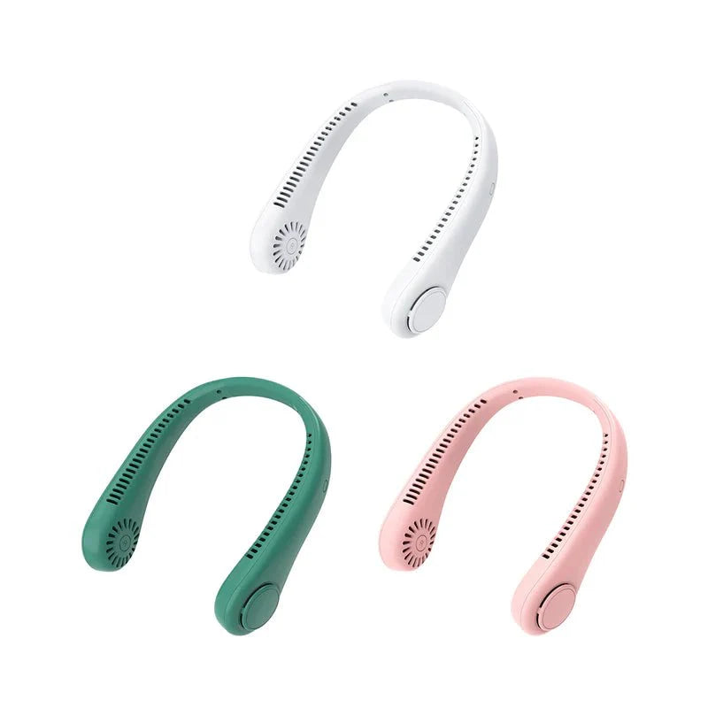 Super Strong  Portable Bladeless Neck  Hanging  Fan For Summer Special High Quality