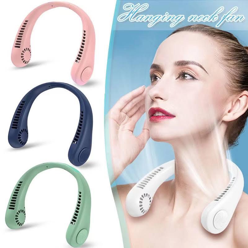Super Strong  Portable Bladeless Neck  Hanging  Fan For Summer Special High Quality